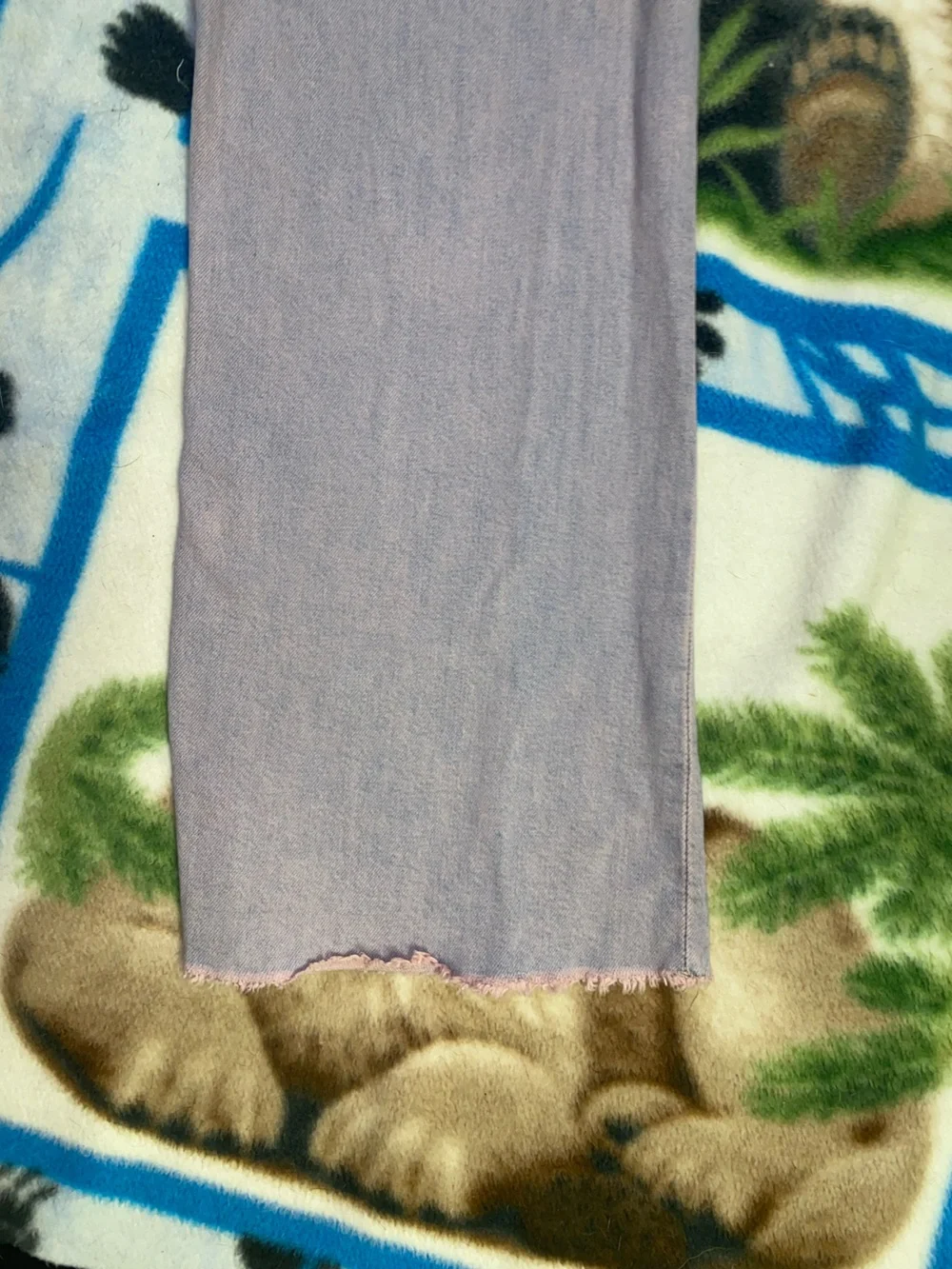 Sanrio Kurami Lavender Jeans with Rhinestone Detailing